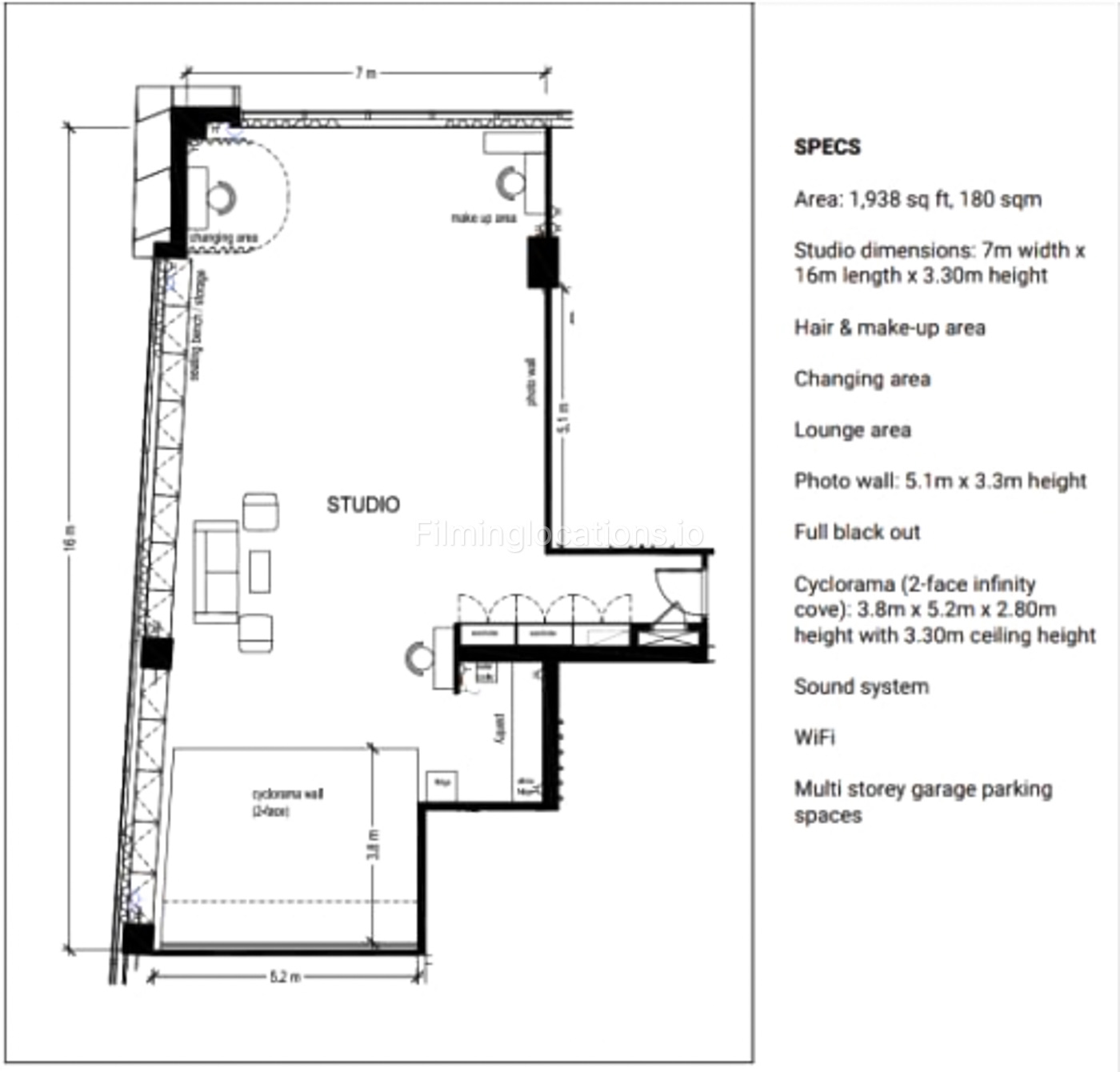 Natural Light & Full BlackOut Studio in Business Bay Filming Locations